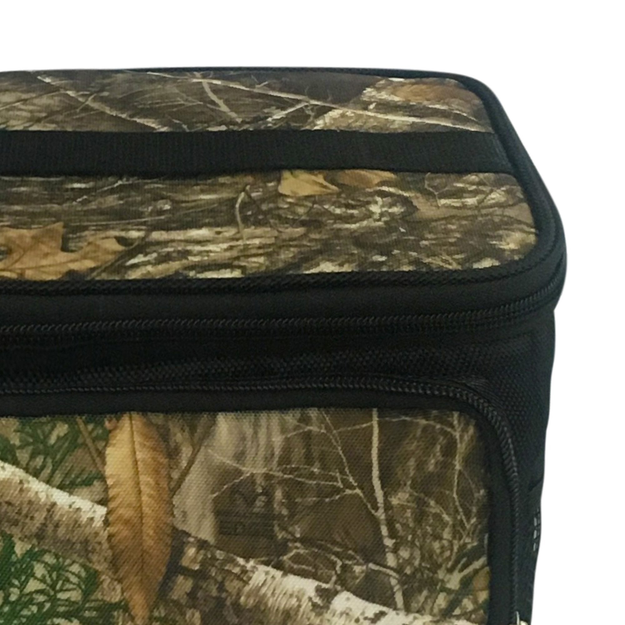 Brentwood Kool Zone 6-Can Insulated Cooler Bag with Hard Liner – Realtree Edge Camo, Removable Wipe-Clean Liner & Shoulder Strap