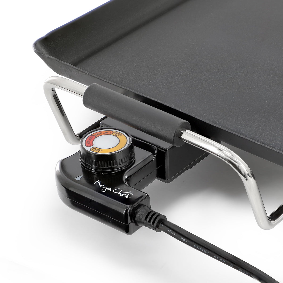MegaChef 21-Inch Electric Grill with Non-Stick Plate & Removable Drip Tray