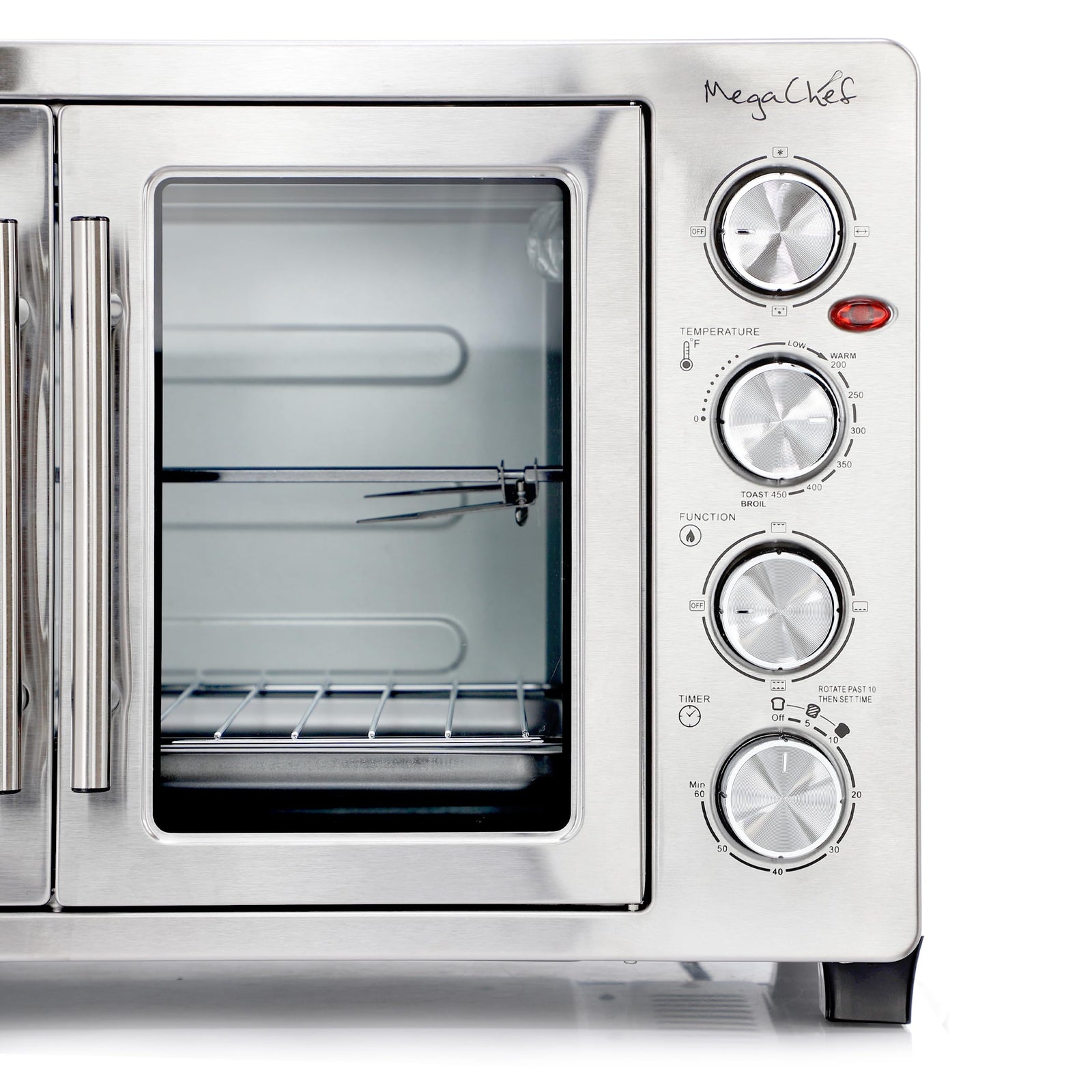 MegaChef 47-Quart French Door Rotisserie Convection Countertop Oven