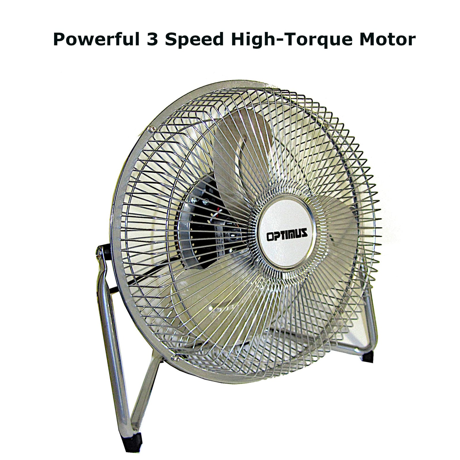 Optimus F-4092 9-Inch Industrial Grade High Velocity Fan, 2 Speeds, All Metal, Wall Mountable