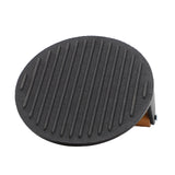 MegaChef MC-1022 7.5 Inch Round Pre-Seasoned Cast Iron Grill Press, 2.2 lb Smash Burger and Bacon Weight