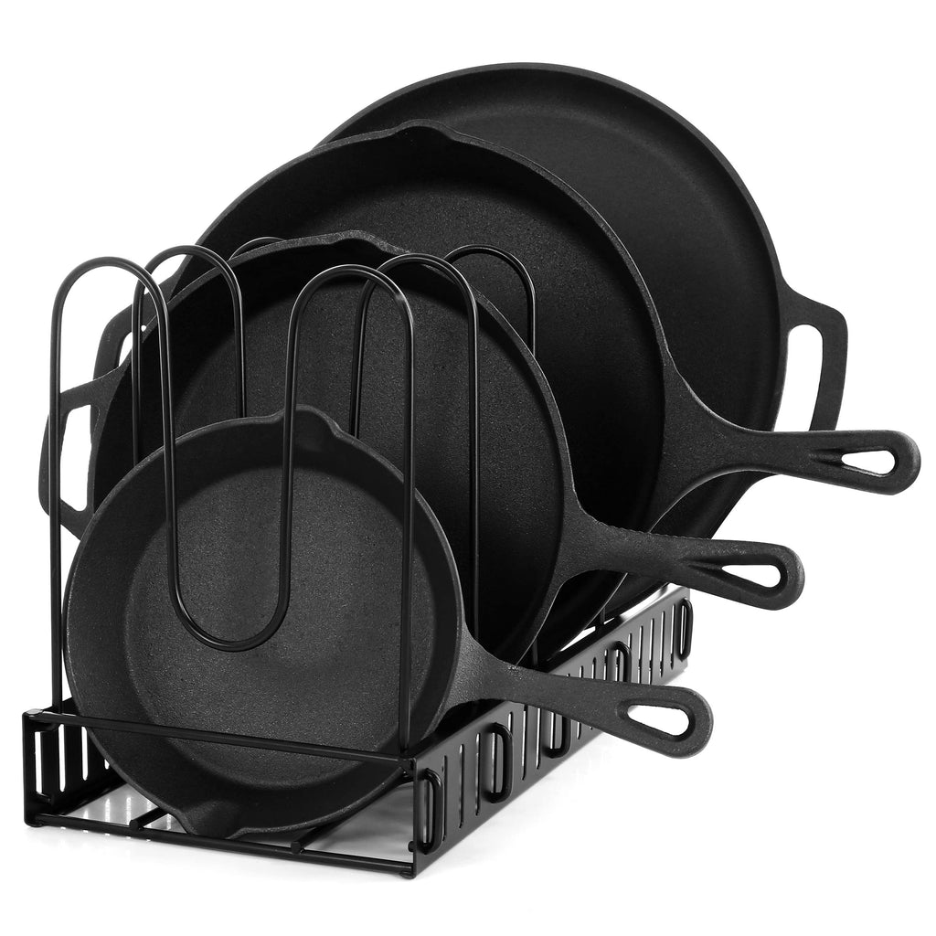 MegaChef 12-Piece Pre-Seasoned Cast Iron Cookware Set – Black & Red | Skillets, Dutch Oven & Accessories