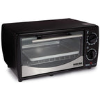 Better Chef IM-257R 9-Liter Toaster Oven Broiler – Red 4-Slice Countertop Oven with Bake, Broil, Toast & Roast and 60-Minute Timer
