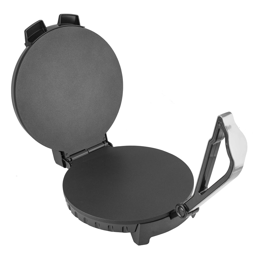 Brentwood TS-129 12-Inch Nonstick Electric Tortilla Maker & Flatbread Press, Stainless Steel