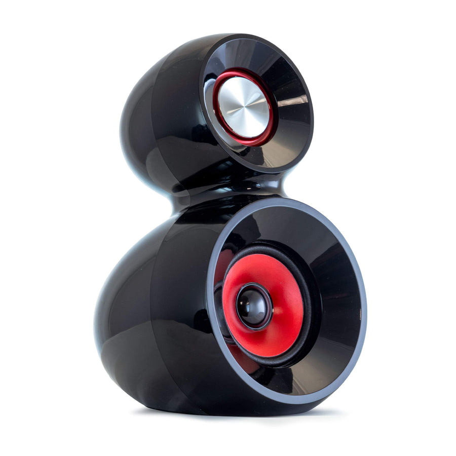 beFree Sound 5.1 Channel Bluetooth Surround Sound Speaker System, 170W, Red