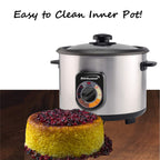 Brentwood TS-1020S 10-Cup Stainless Steel Persian Rice Cooker – Crunchy Tahdig with Timer