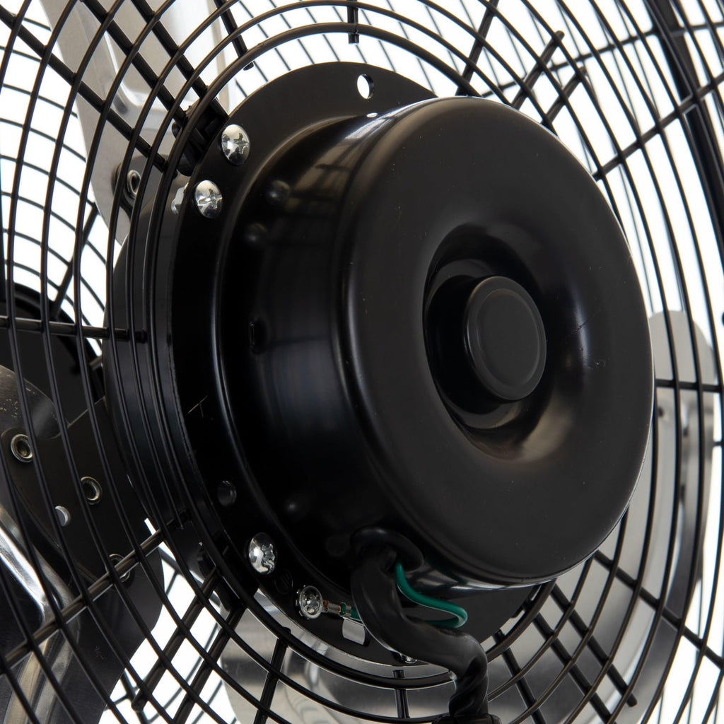 Vie Air Dual-Function 18" Wall-Mountable & Floor Fan – 3-Speed Industrial Air Circulator for Garage, Workshop, Gym & Home