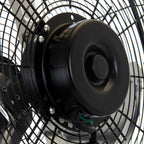 Vie Air Dual-Function 18" Wall-Mountable & Floor Fan – 3-Speed Industrial Air Circulator for Garage, Workshop, Gym & Home
