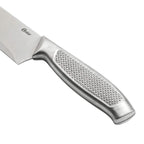 Oster Edgefield 14-Piece Stainless Steel Cutlery Set with Black Block – Chef, Santoku, Steak Knives & Shears