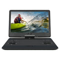 SuperSonic SC-2514 14-inch portable swivel DVD player with built-in TV tuner, USB and SD, black