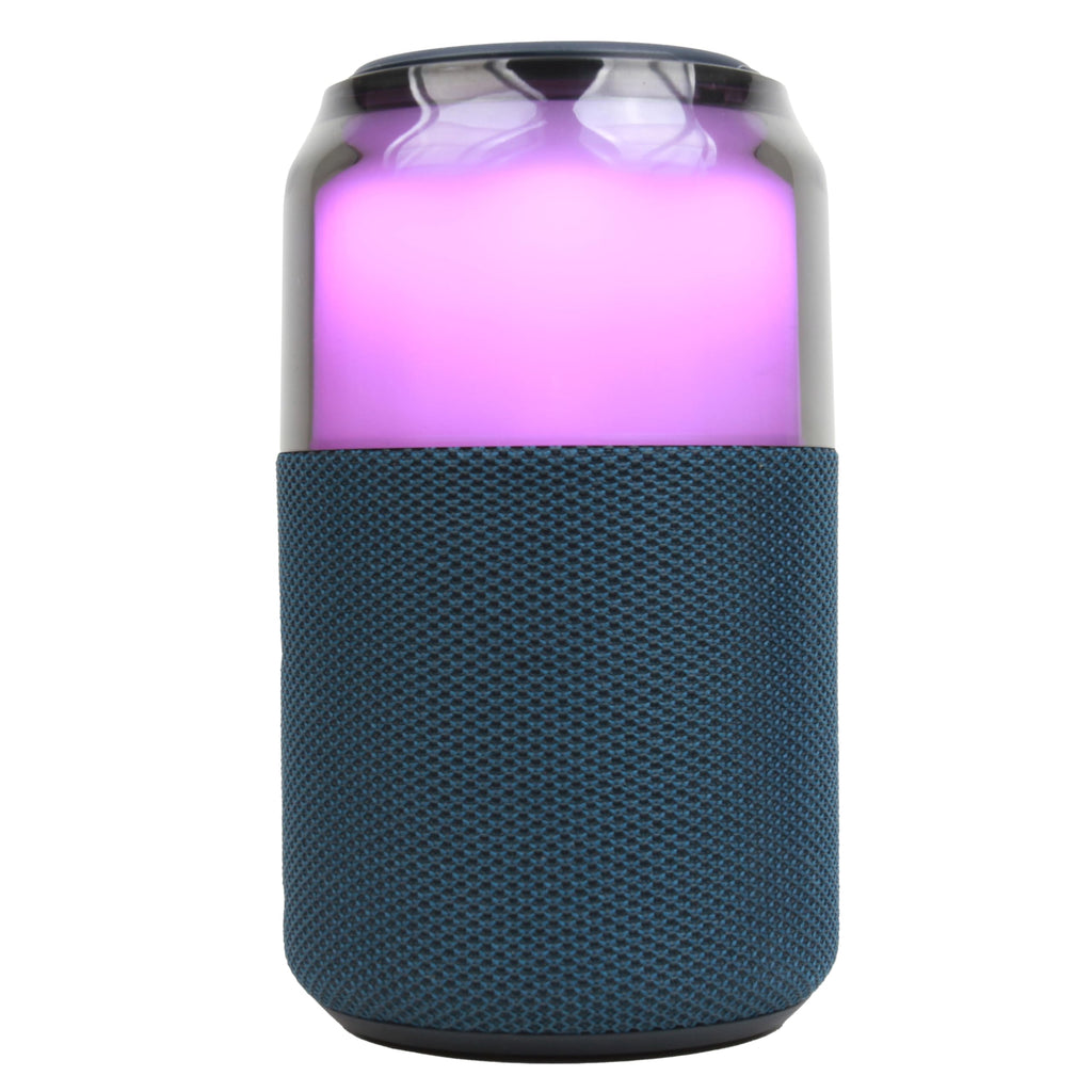 SuperSonic SodaBoom SC-2335BT Portable Bluetooth 5.4 LED Speaker with TWS Pairing - Blue