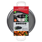 Brentwood B-DUH26L 6-Quart 3-Ply Hybrid Non-Stick Stainless Steel Dutch Oven with Glass Lid