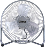 Optimus F-4092 9-Inch Industrial Grade High Velocity Fan, 2 Speeds, All Metal, Wall Mountable