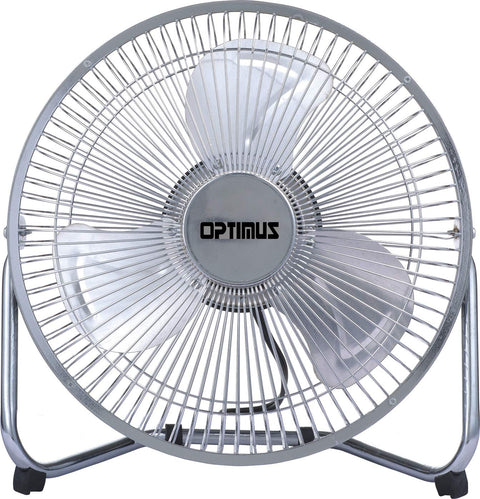 Optimus F-4092 9-Inch Industrial Grade High Velocity Fan, 2 Speeds, All Metal, Wall Mountable