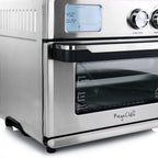 MegaChef Multifunction Air Fryer Toaster Oven – 21 Preset Countertop Convection Oven & Air Fryer