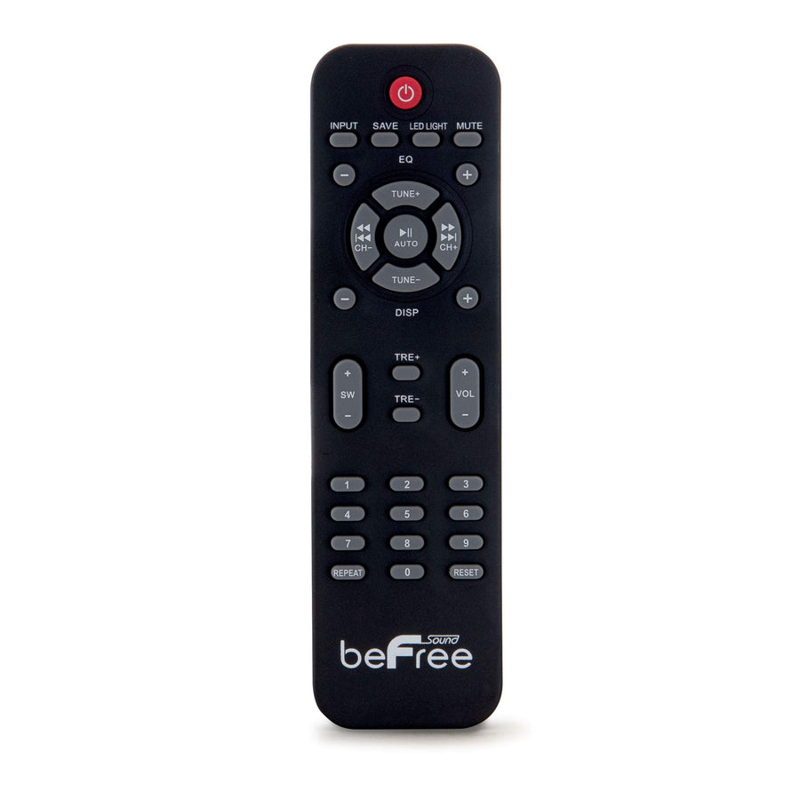 beFree Sound BFS-99X 2.1 Channel Bluetooth Speaker System, Red