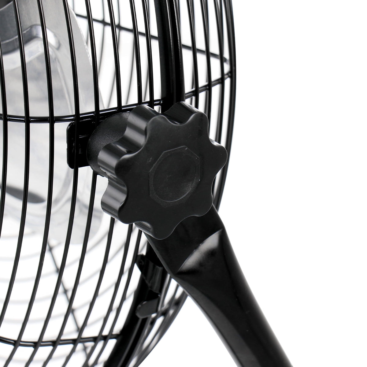 Vie Air 12 Inch Twin Pack Industrial High Velocity All-Metal Floor Fan, 3 Speeds, Black