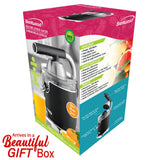 Brentwood J-28BK 200W Electric Citrus Juicer with Ergonomic Lever, Black