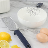 Oster Bluemarine 2 Piece Stainless Steel Grater and Whisk Set in Navy Blue