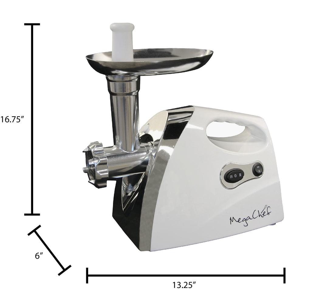MegaChef 1200-Watt Electric Meat Grinder – Heavy-Duty Automatic Sausage & Burger Maker for Home