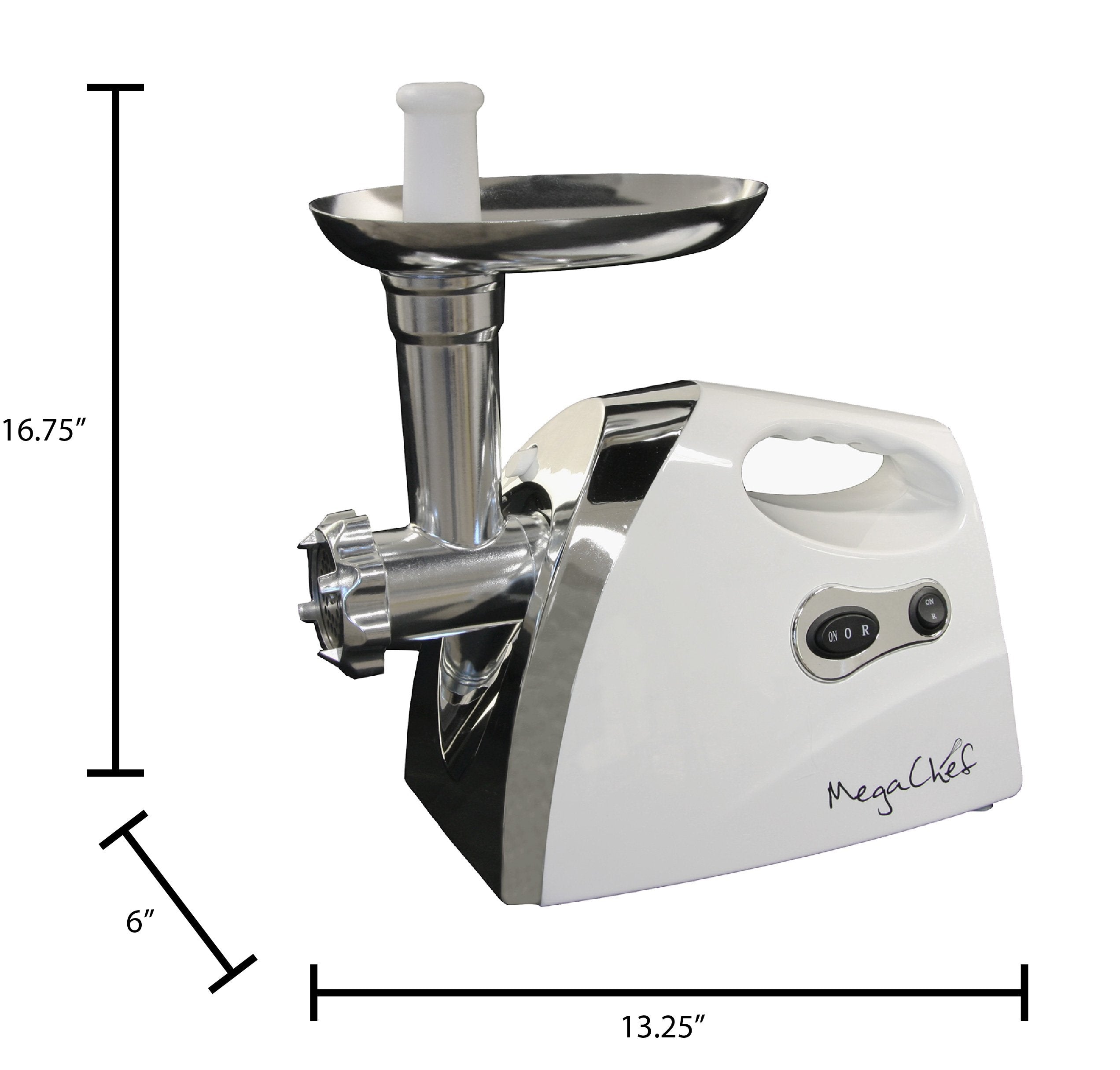MegaChef 1200-Watt Electric Meat Grinder – Heavy-Duty Automatic Sausage & Burger Maker for Home