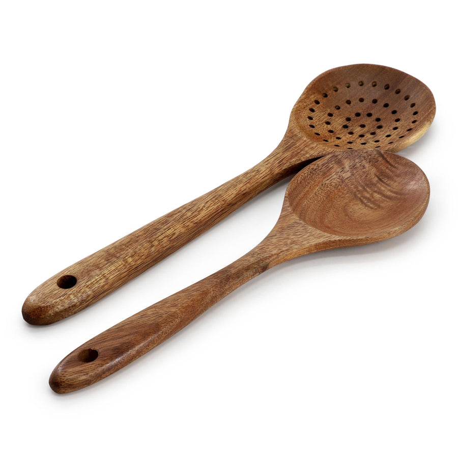 Elama 6-Piece Acacia Wood Kitchen Utensil Set