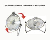 Optimus F-4208 20 in. Industrial-Grade Oscillating High-Velocity Fan