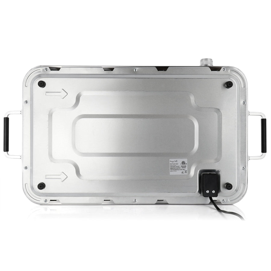 MegaChef 3-in-1 Electric Chafing Buffet Server & Warming Tray with Three 2.63-Quart Trays and 8.6-Quart Baking Pan
