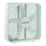 Brentwood Kool Zone F-20SW 20 in. 3-Speed Box Fan, White