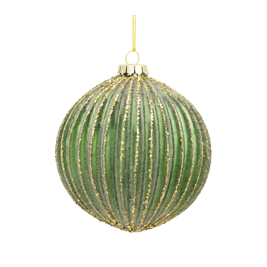 Ribbed Green Ornaments product photo 5