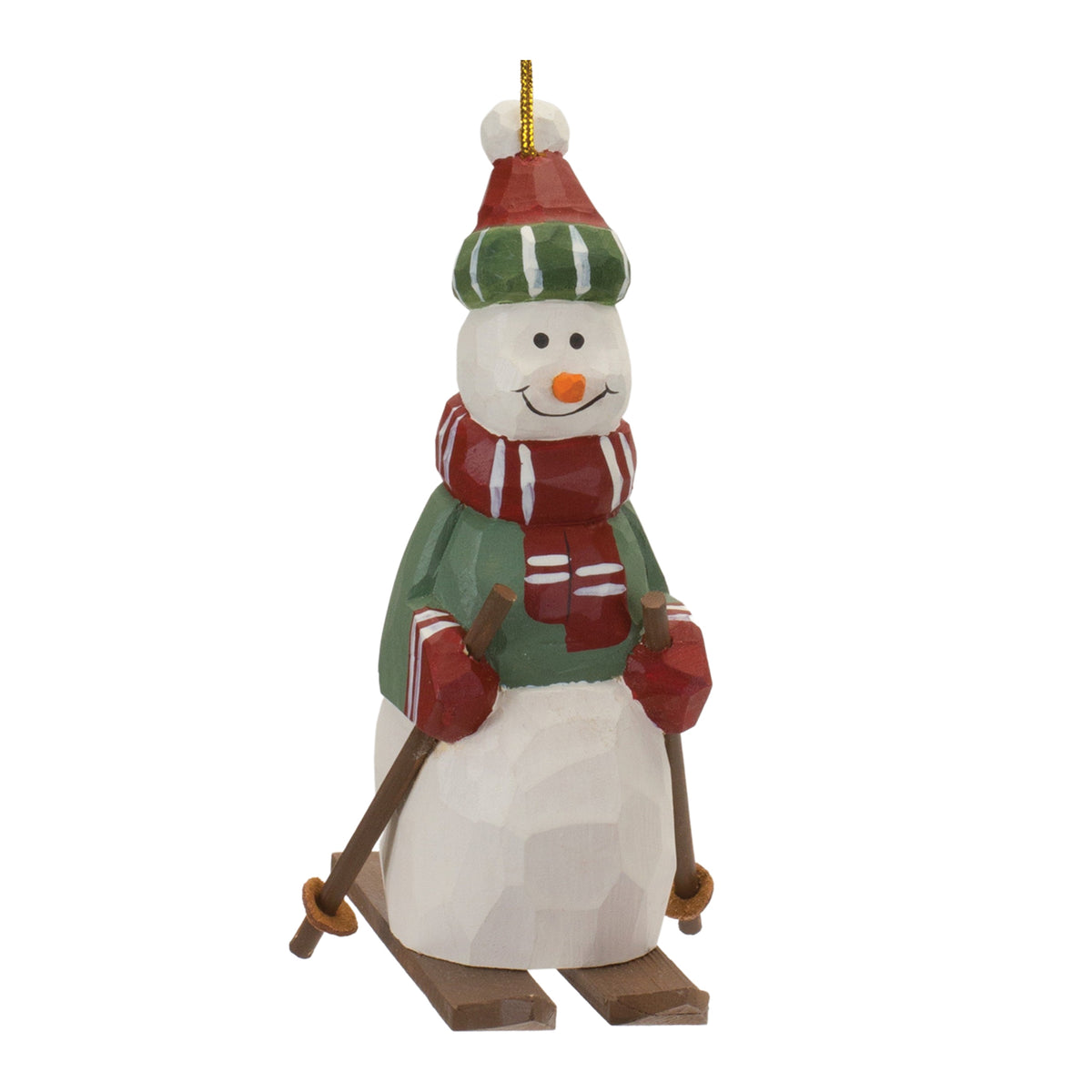 Snowman Ski Ornaments