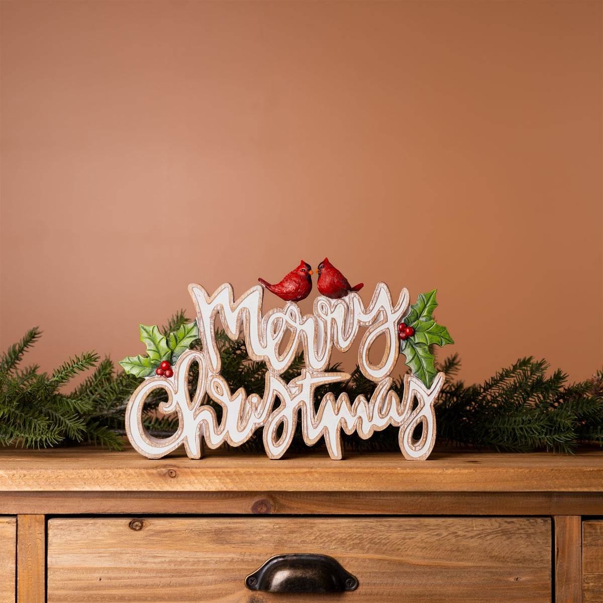 Merry Christmas Tabletop Sign Set of 2 product photo 3