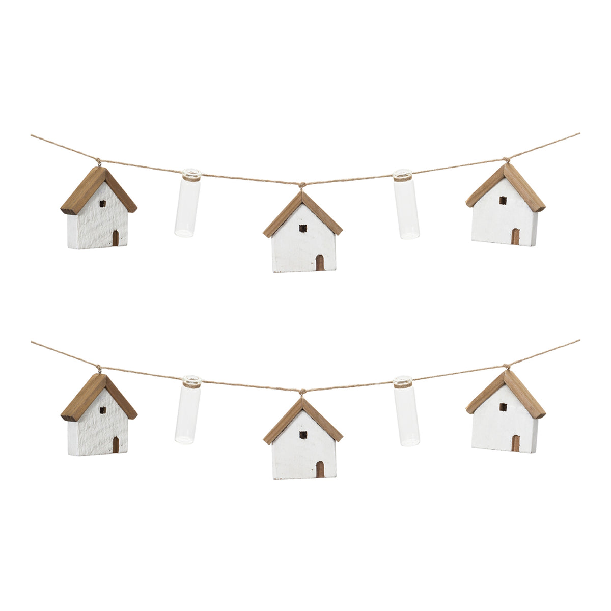 House and Tube Vase String Garland Set of 2 product photo 3