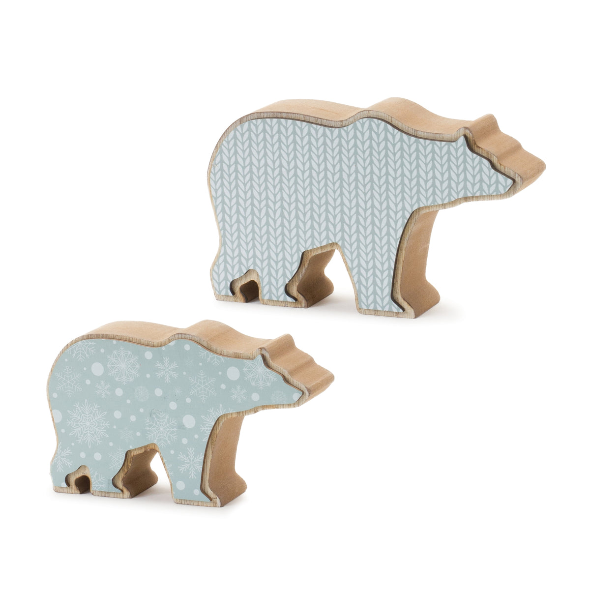 Wood Polar Bears