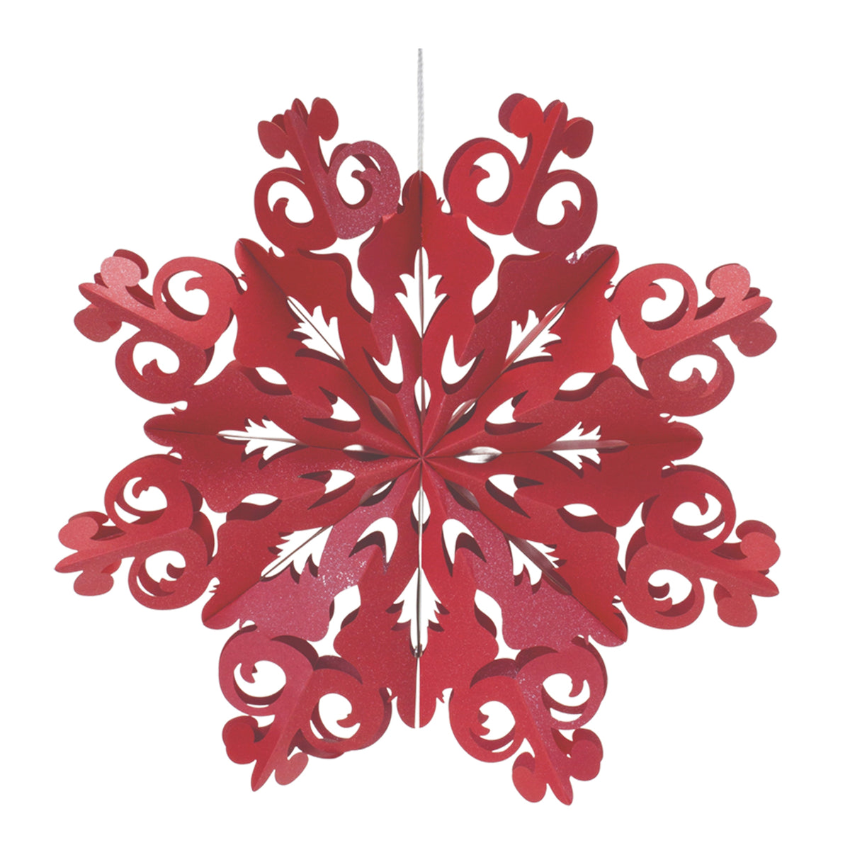 Red Paper Snowflakes product photo 4