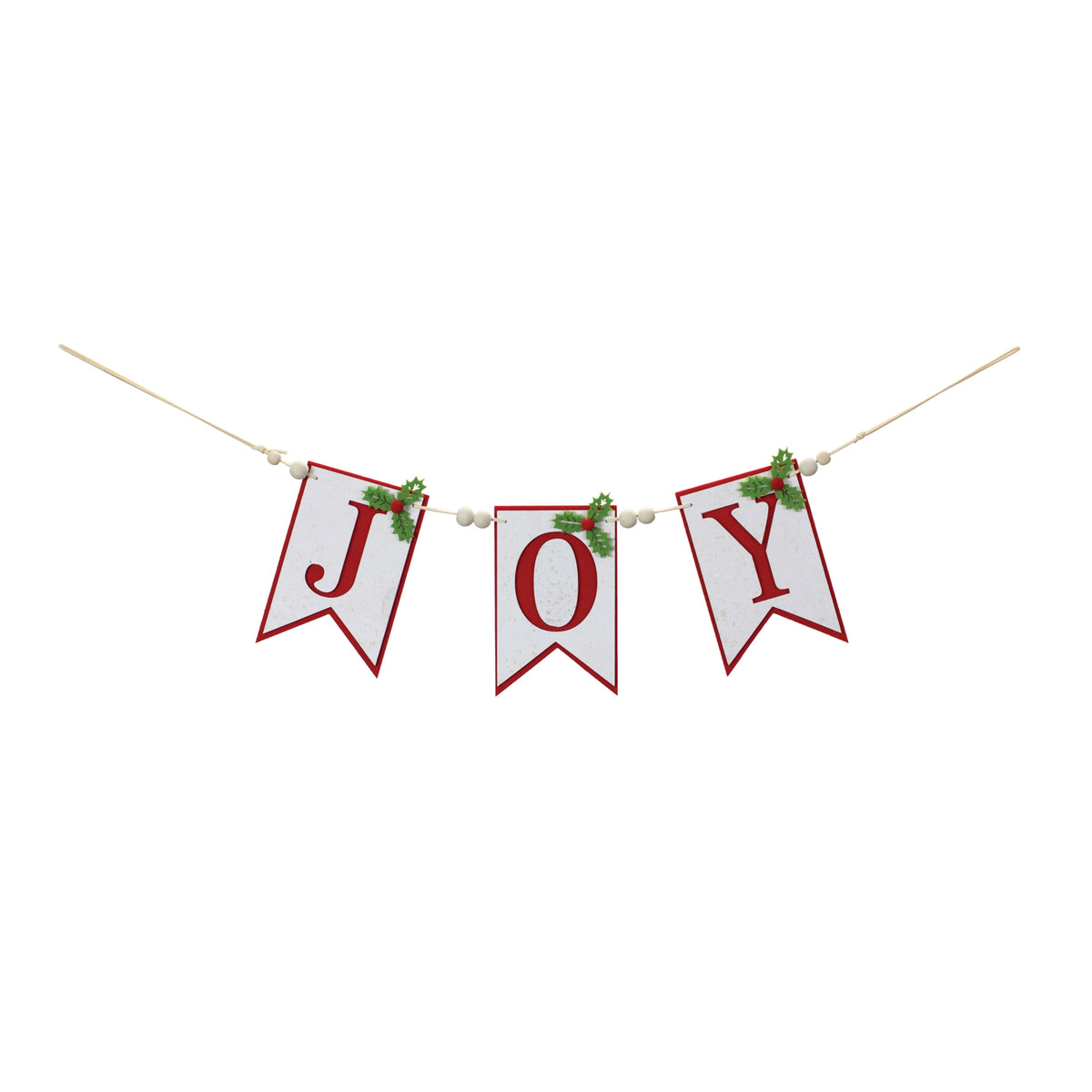Joy Holiday Banner Garland 21 in product photo 2