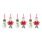Santa Snowman Ornaments photo 5