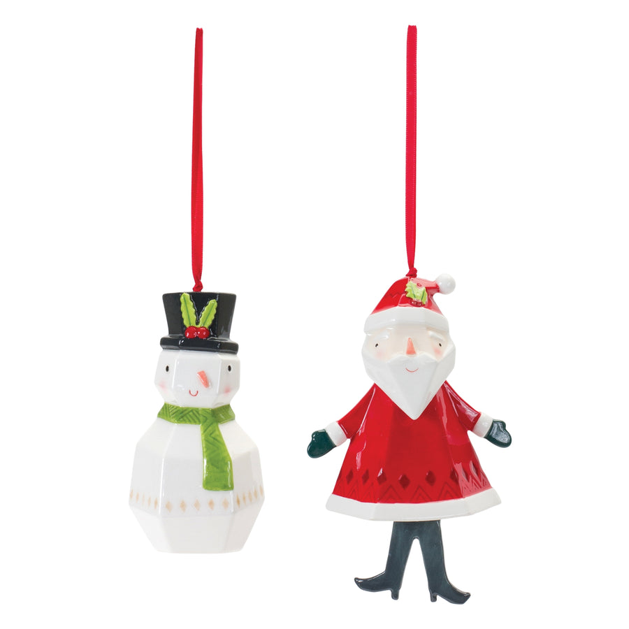 Santa Snowman Ornaments photo 2