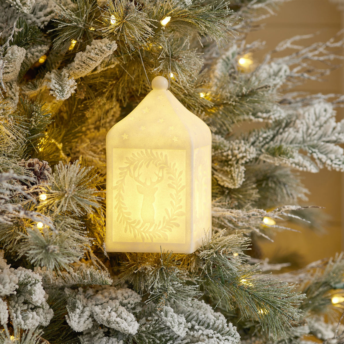 Holiday Deer Pendant Lantern 9 in product photo 2