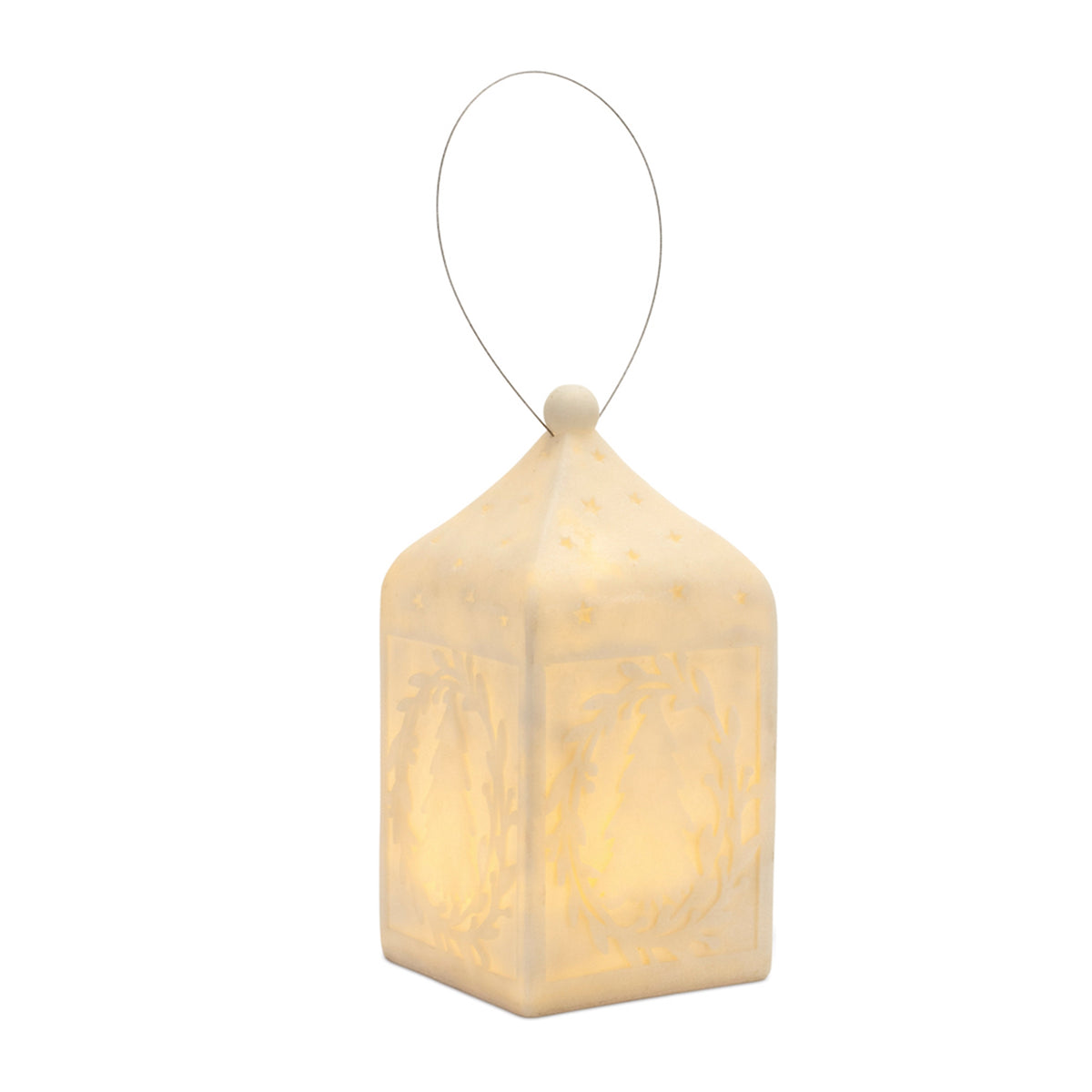Holiday Tree Pendant Lantern 10 in
