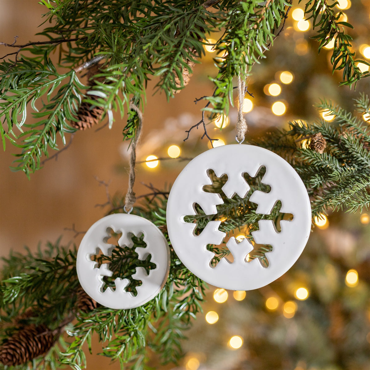 White Wood Snowflakes product photo 2