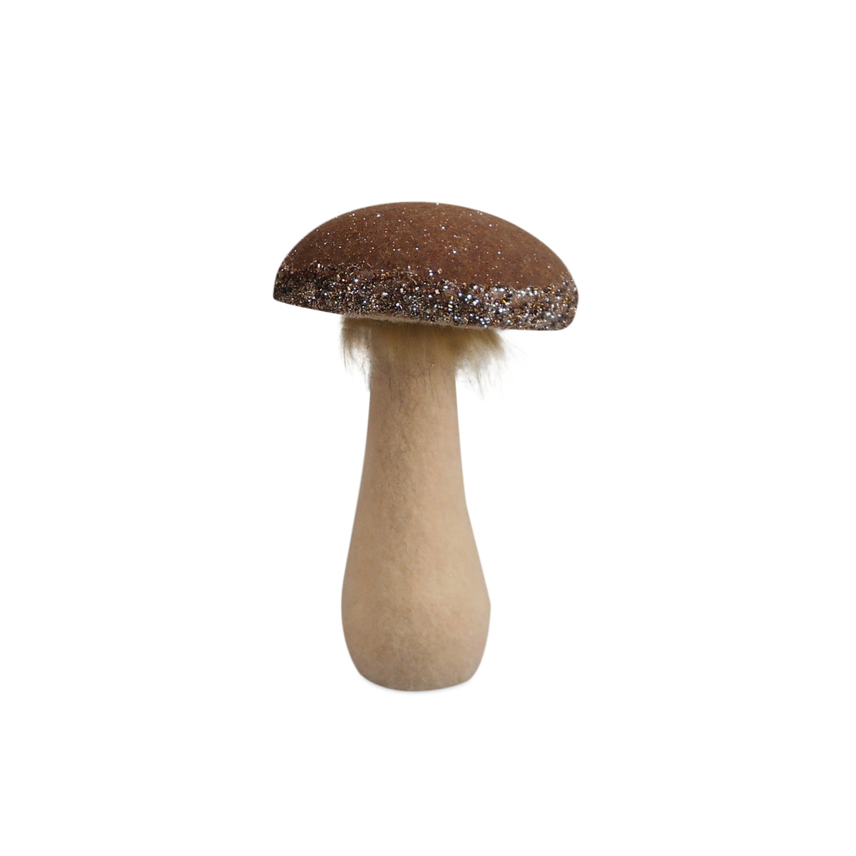 Glittered Mushroom Decor (Set of 2)