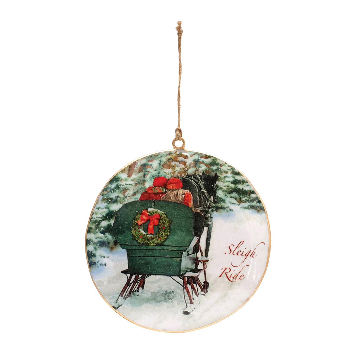 Sleigh Ride Disc Ornaments photo 2
