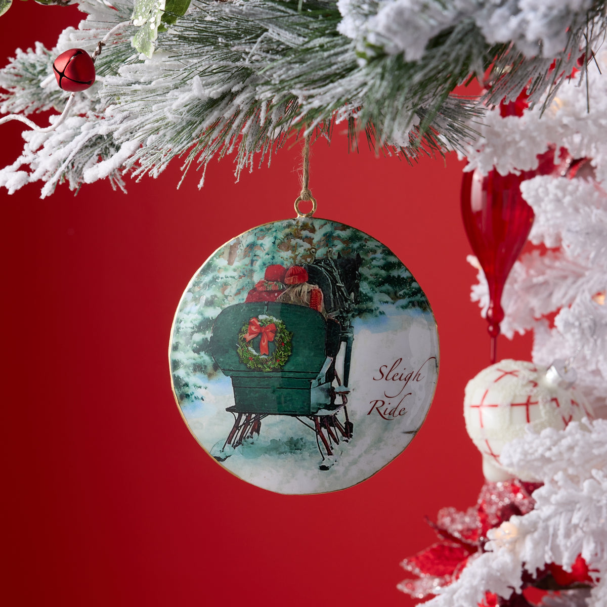 Sleigh Ride Disc Ornaments photo 3