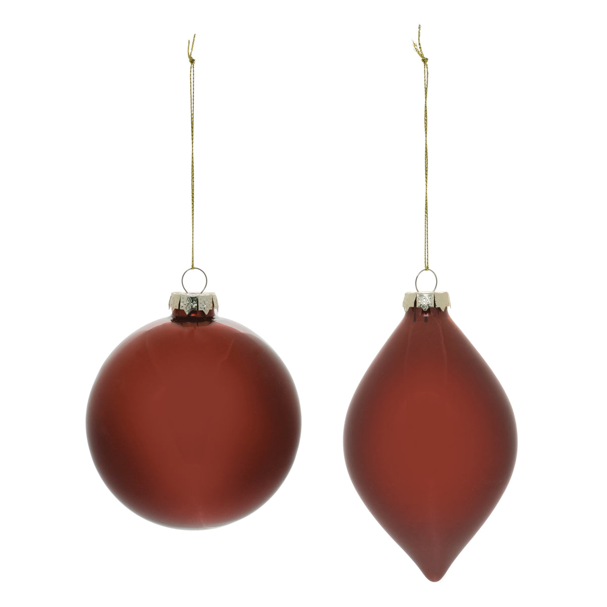 Red Glass Ball Set photo 2