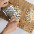Oster Helmsdale Flat Cheese Grater with Anti-Slip Handle – Stainless Steel Handheld Grater & Zester for Cheese, Chocolate & Citrus