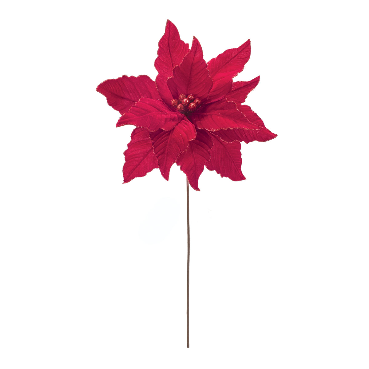 Red Poinsettia Stems product photo 2