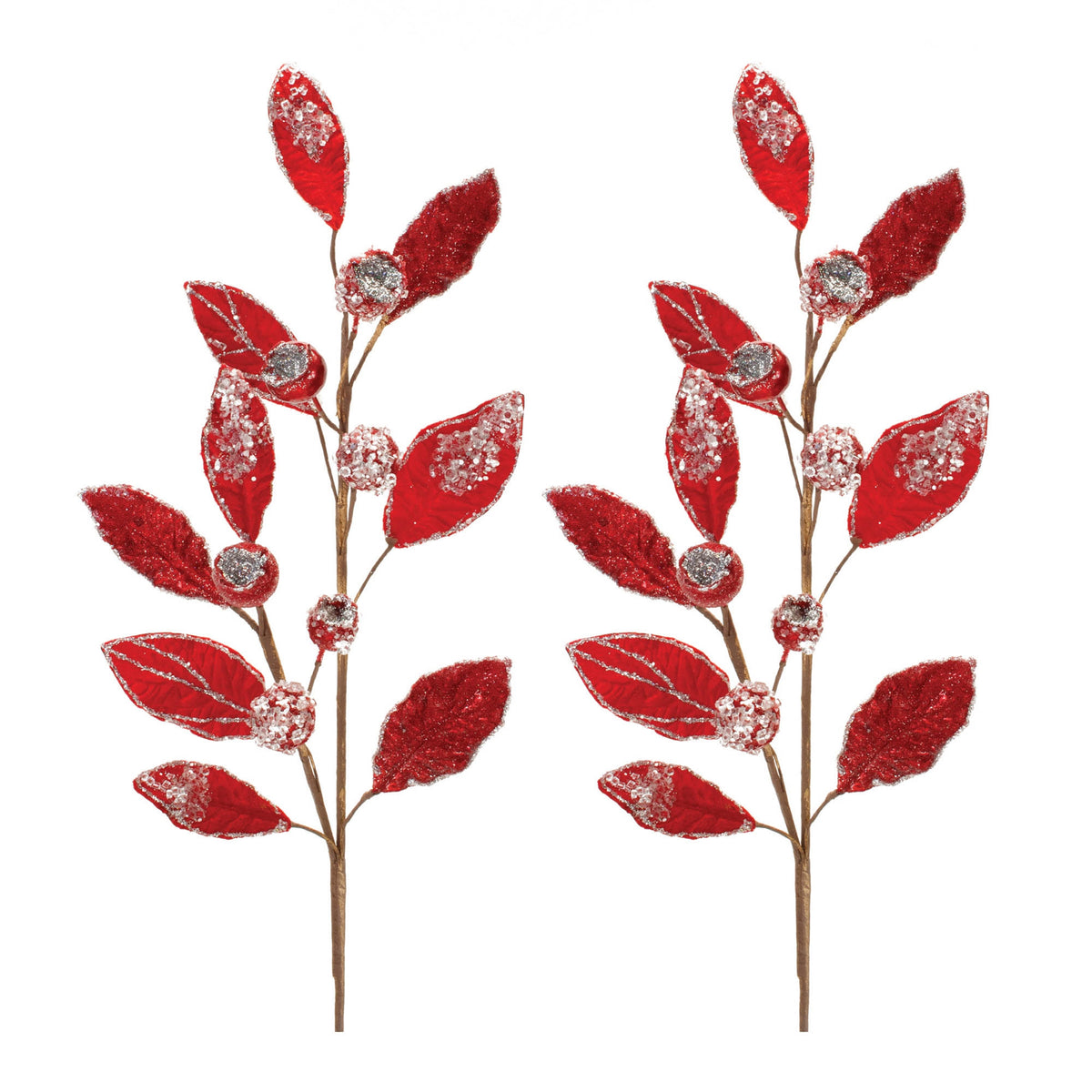 Beaded Leaf Stem Set photo 3