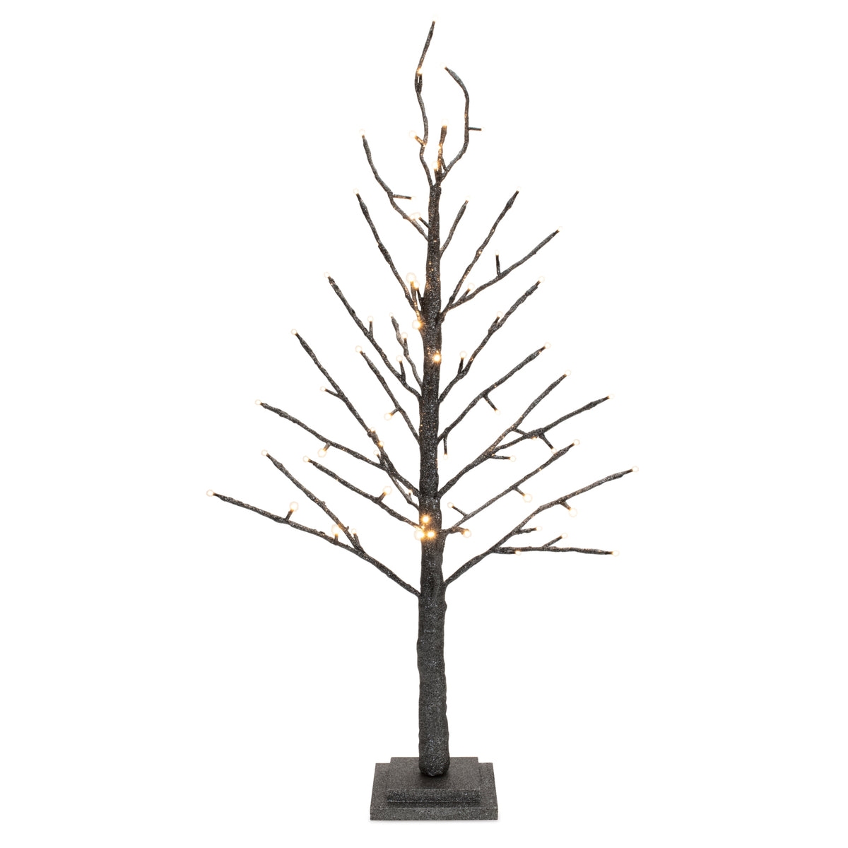 LED Glittered Twig Tree