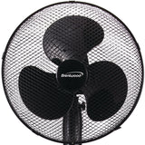 Brentwood Kool Zone F-16SMB 16 Inch 3-Speed Oscillating Stand Fan, Adjustable Height, Black